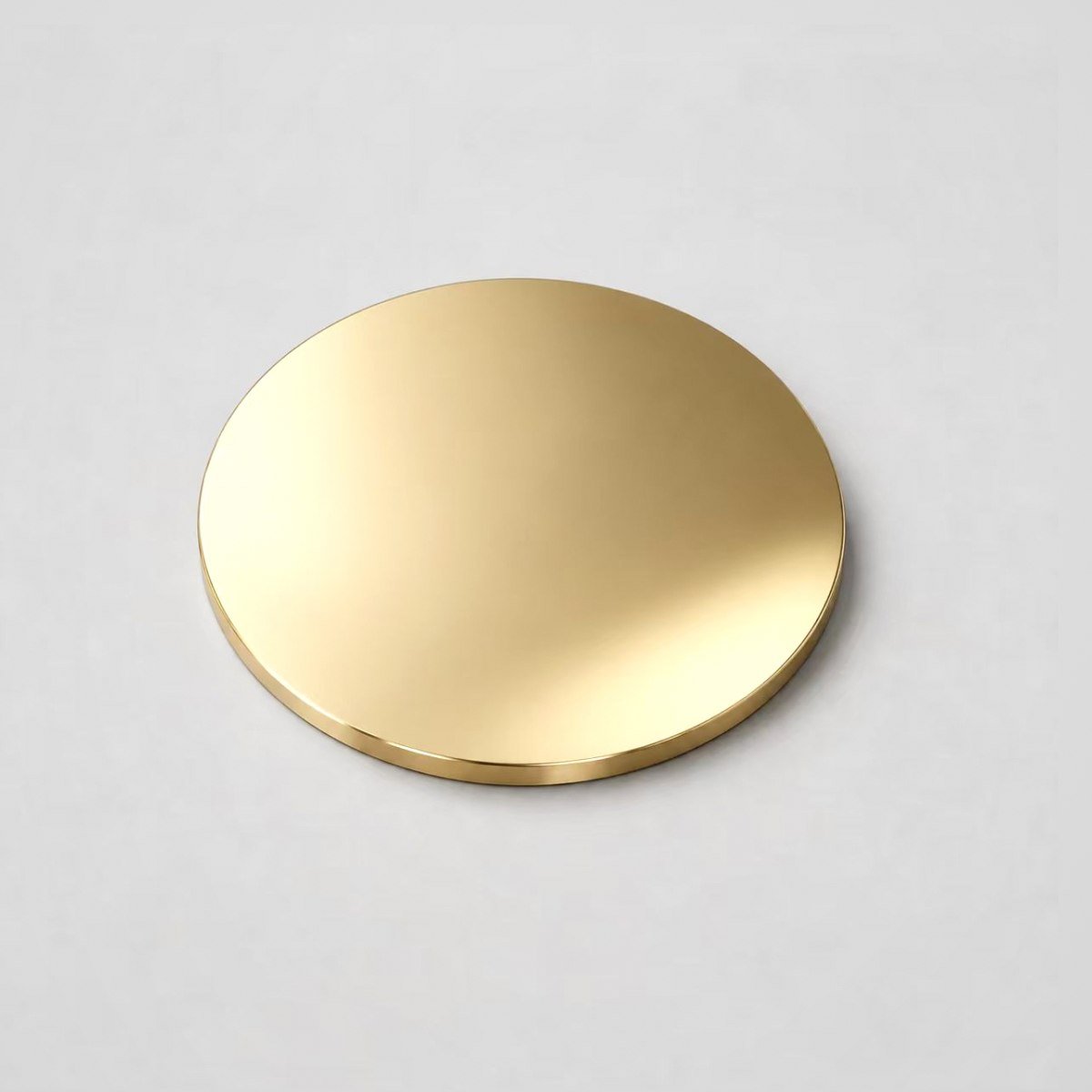 Gold PVD finish sample