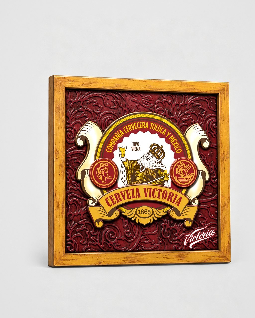 Embossed heritage plaque