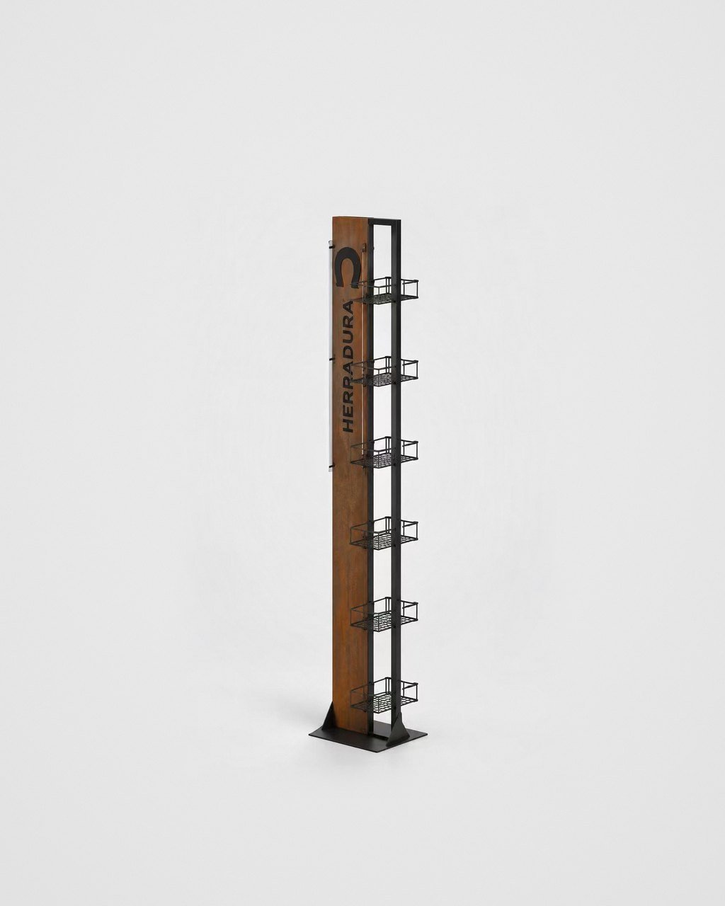 Slim tower with wire baskets