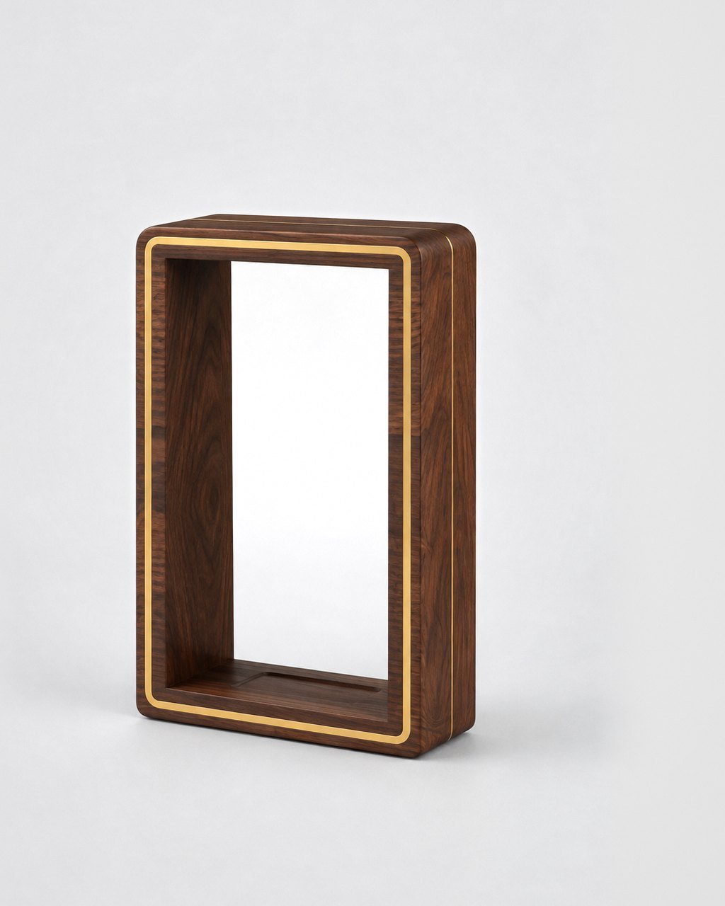 Walnut display frame